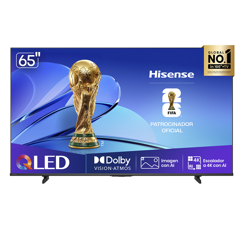 TELEVISOR HISENSE 65" QLED 4K UHD SMART TV 