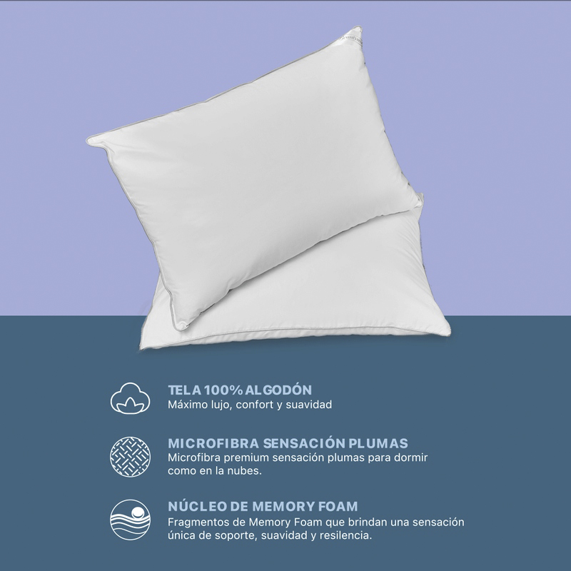 Almohada Dual Dream 70x50cm