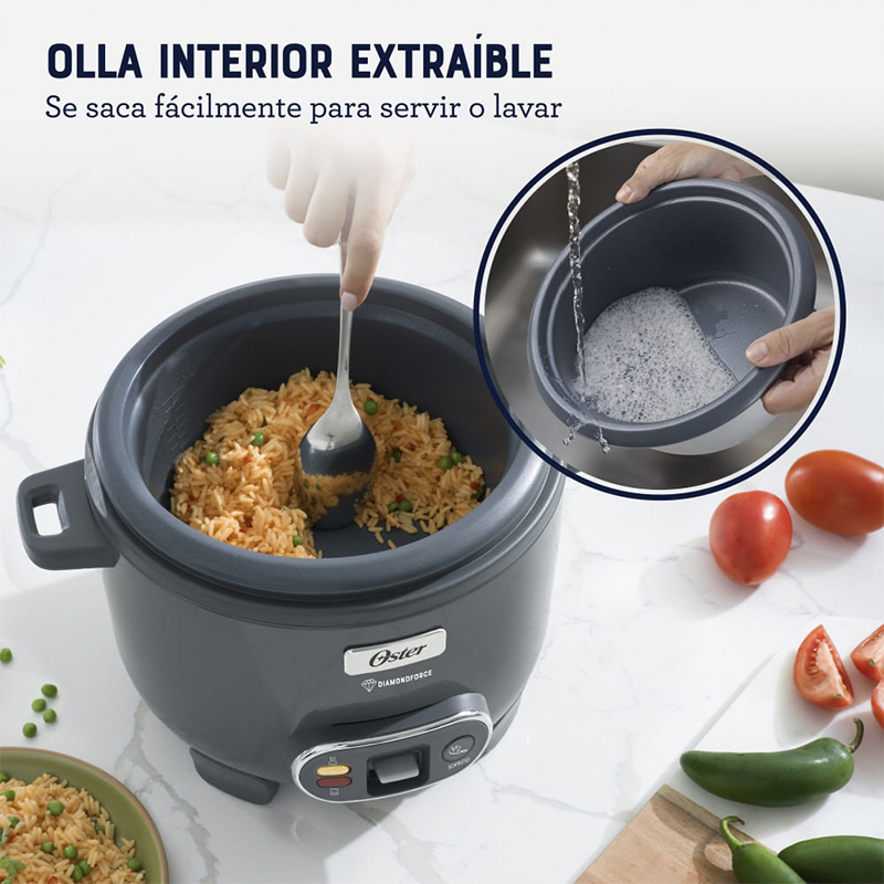 Olla Arrocera Gris Oster 10 Tazas