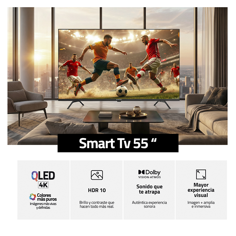 Indurama 55TISG4FQLED Google Tv Indurama