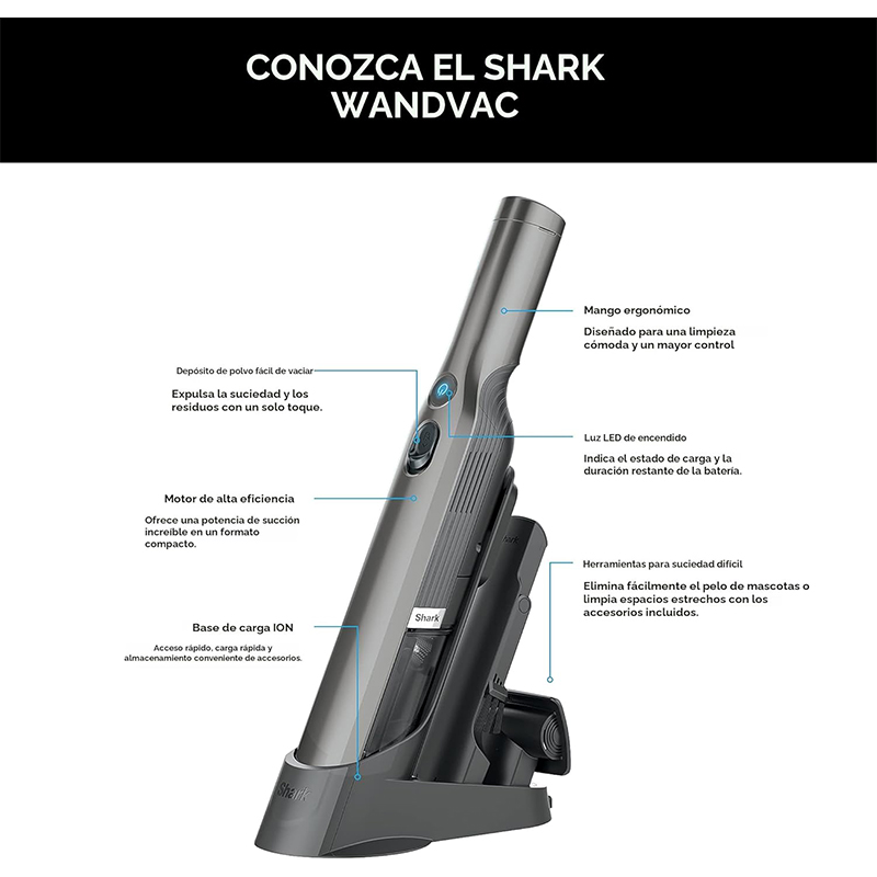 Aspiradora Inalámbrica WV201 Shark