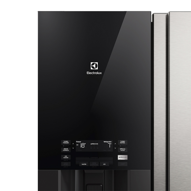 Refrigerador Side By Side  Inverter 481 L Silver Electrolux