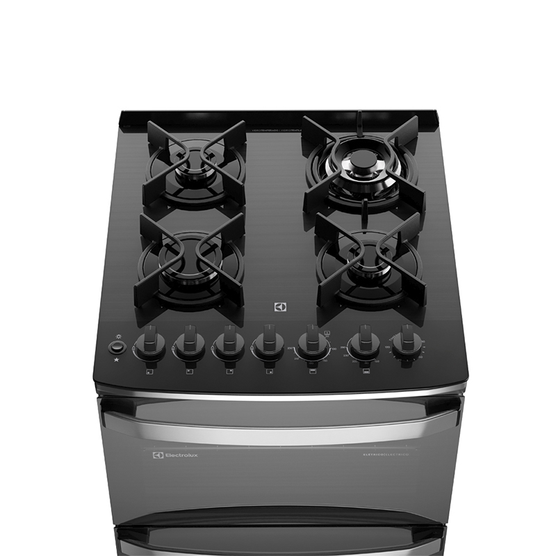 Cocina Doble Horno Freestanding Gas 4 Quemadores VaporBake  Electrolux