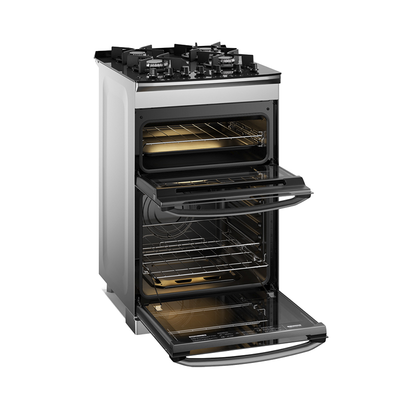 Cocina Doble Horno Freestanding Gas 4 Quemadores VaporBake  Electrolux