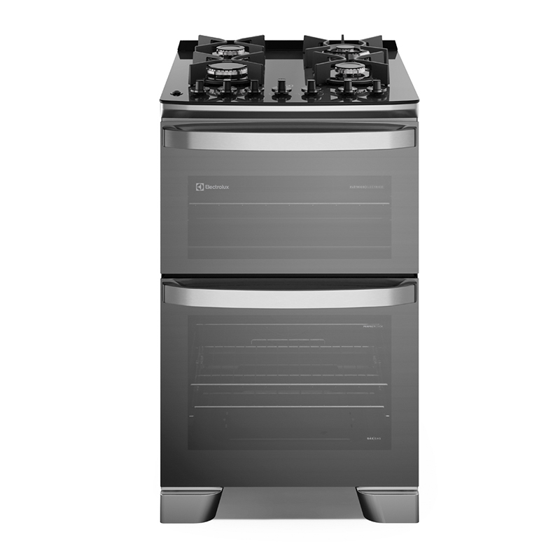 Cocina Doble Horno Freestanding Gas 4 Quemadores VaporBake  Electrolux