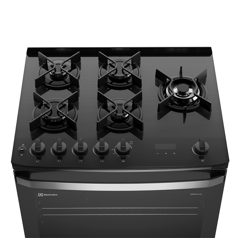 Cocina Freestanding Gas 5 Quemadores  VaporBake, Grill Electrolux
