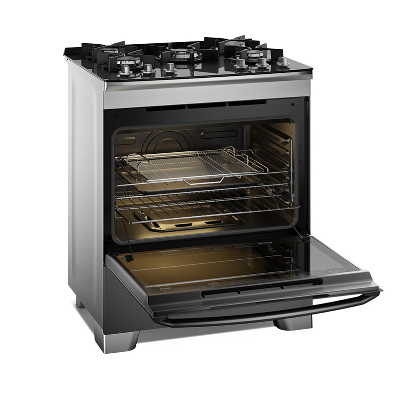 Cocina Freestanding Gas 5 Quemadores  VaporBake Air Fry Grill 76cm Electrolux