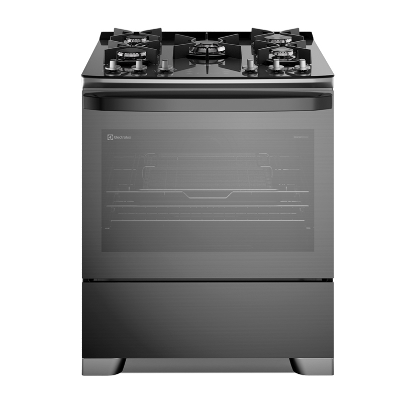 Cocina Freestanding Gas 5 Quemadores  VaporBake Air Fry Grill 76cm Electrolux