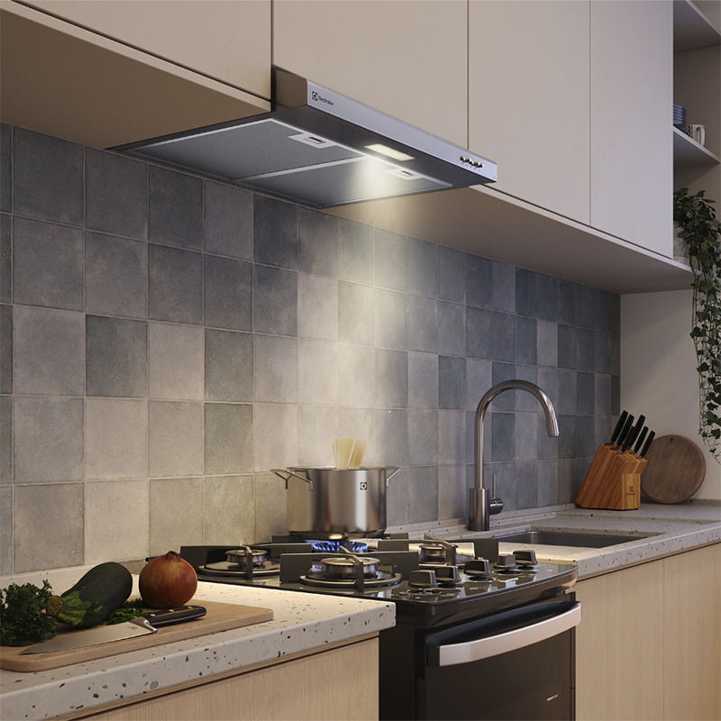 CAMPANA EMPOTRABLE 60CM SILVER ELECTROLUX