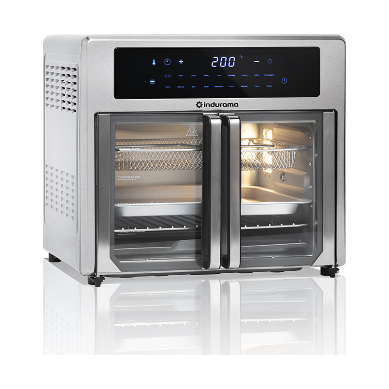 Horno Eléctrico Doble Puerta de 25 litros HTI-25LCR Indurama