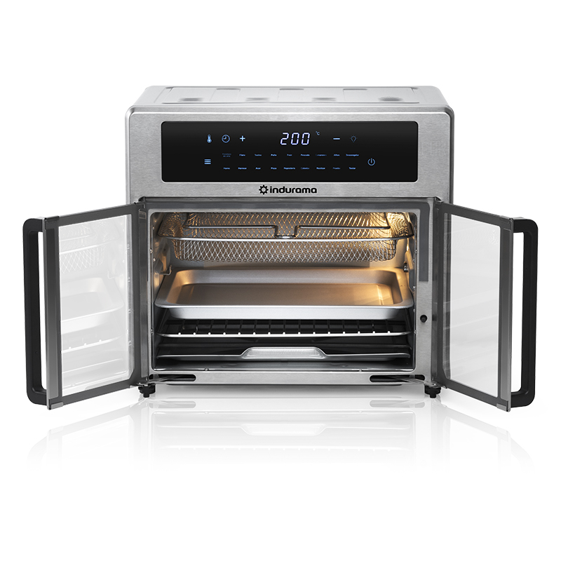 Horno Eléctrico Doble Puerta de 25 litros HTI-25LCR Indurama