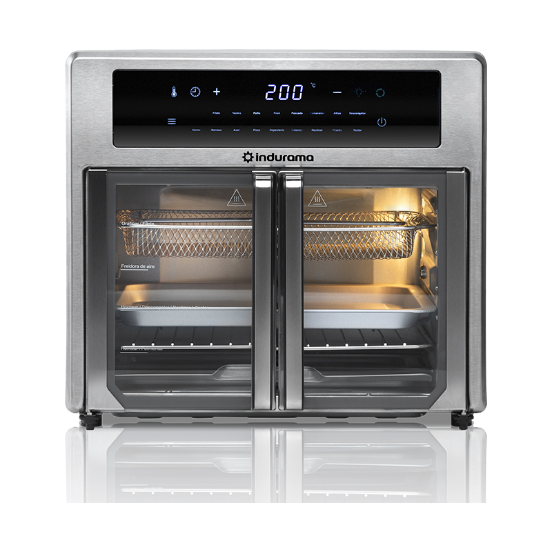 Horno Eléctrico Doble Puerta de 25 litros HTI-25LCR Indurama