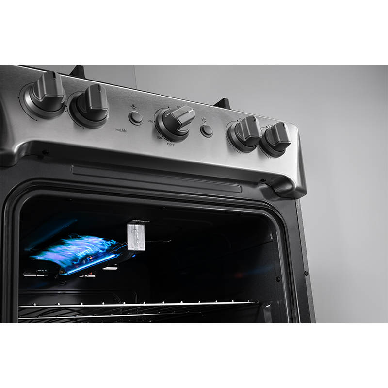 Cocina de 4 Quemadores Milán Zafiro Croma C24 S01 Indurama 