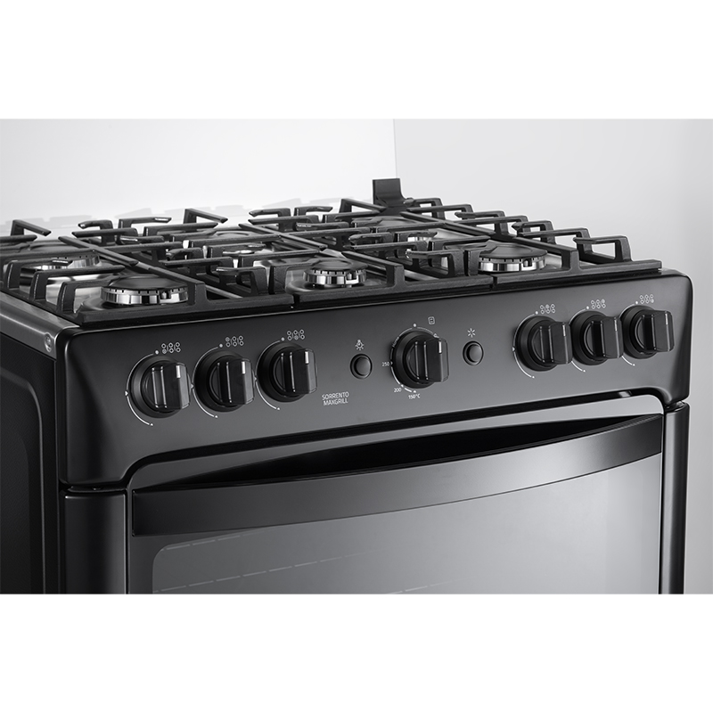 Cocina Sorrento Maxgrill Zafiro Negra S01 Indurama