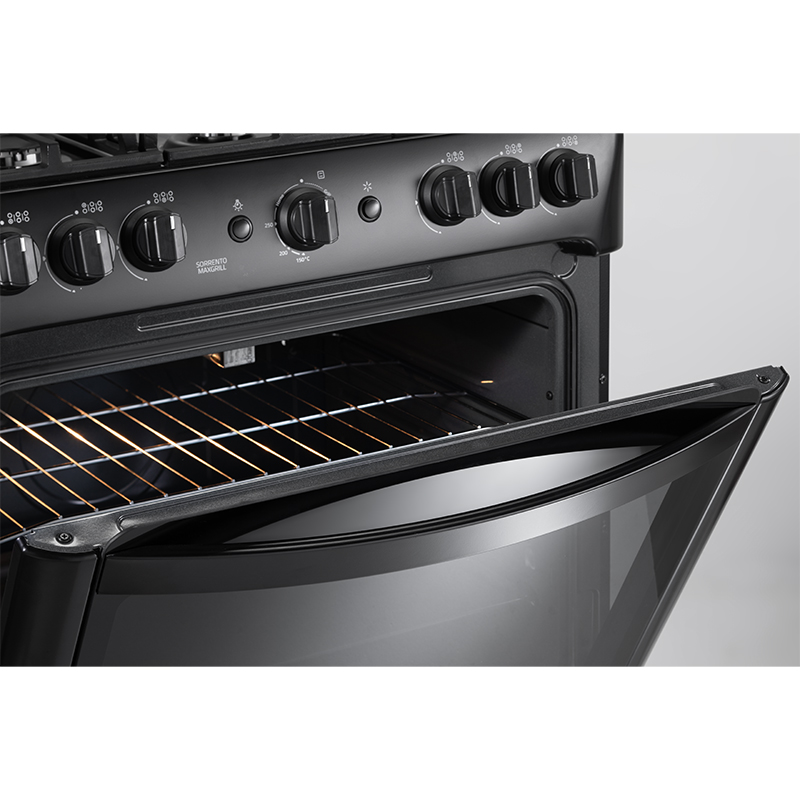 Cocina Sorrento Maxgrill Zafiro Negra S01 Indurama