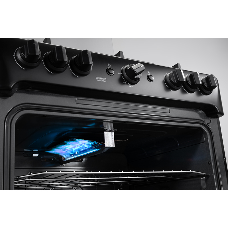 Cocina Sorrento Maxgrill Zafiro Negra S01 Indurama
