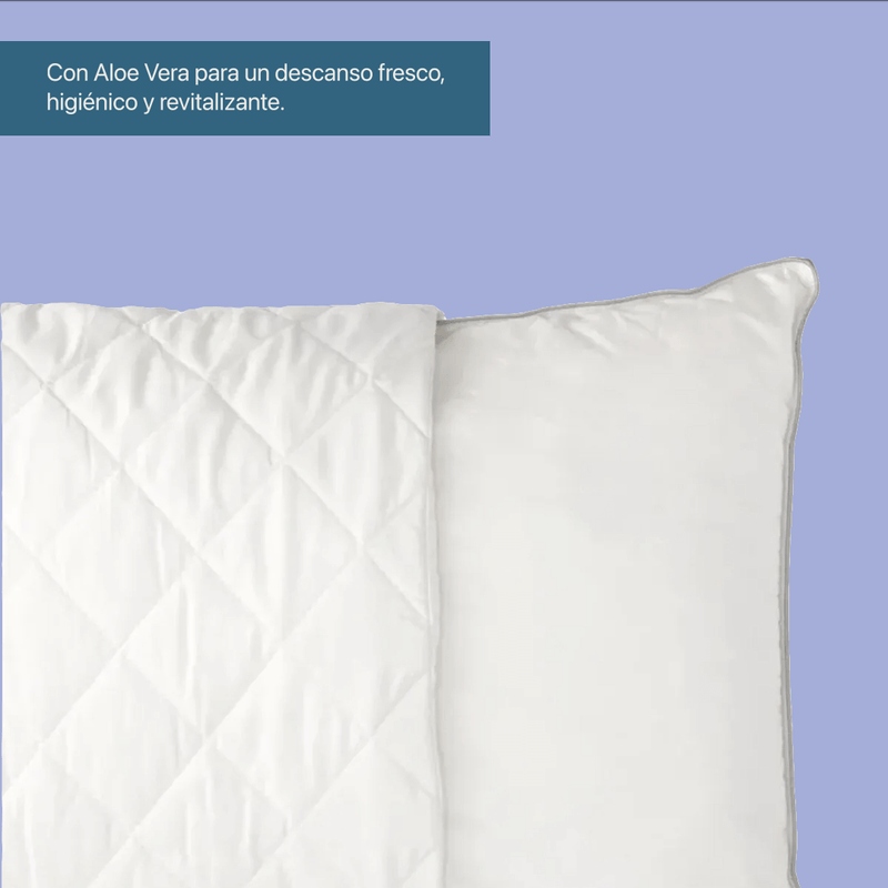 Protector Almohada Beautyrest SPA con Aloe Vera 90x50cm Set 2 Piezas