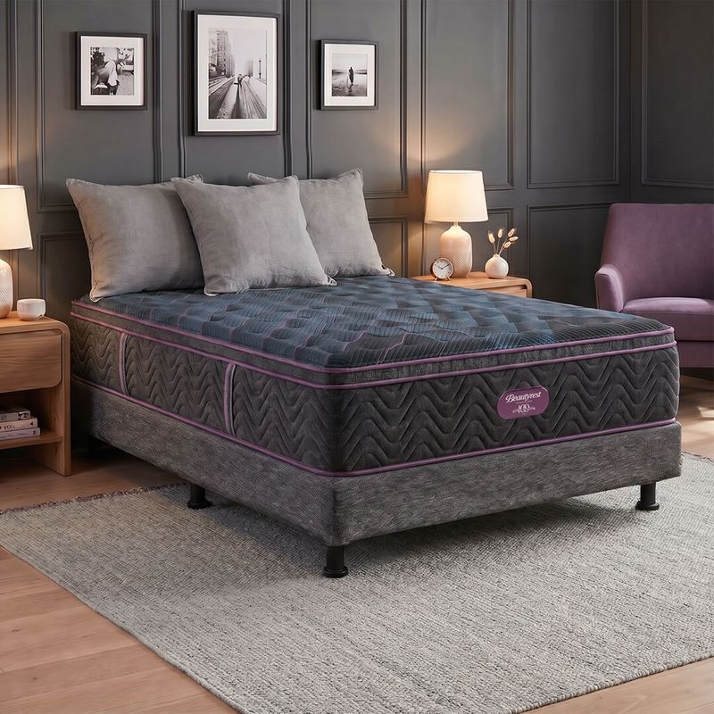 Base Beautyrest World Class 2x(100x200cm) Alto 35cm Simmons