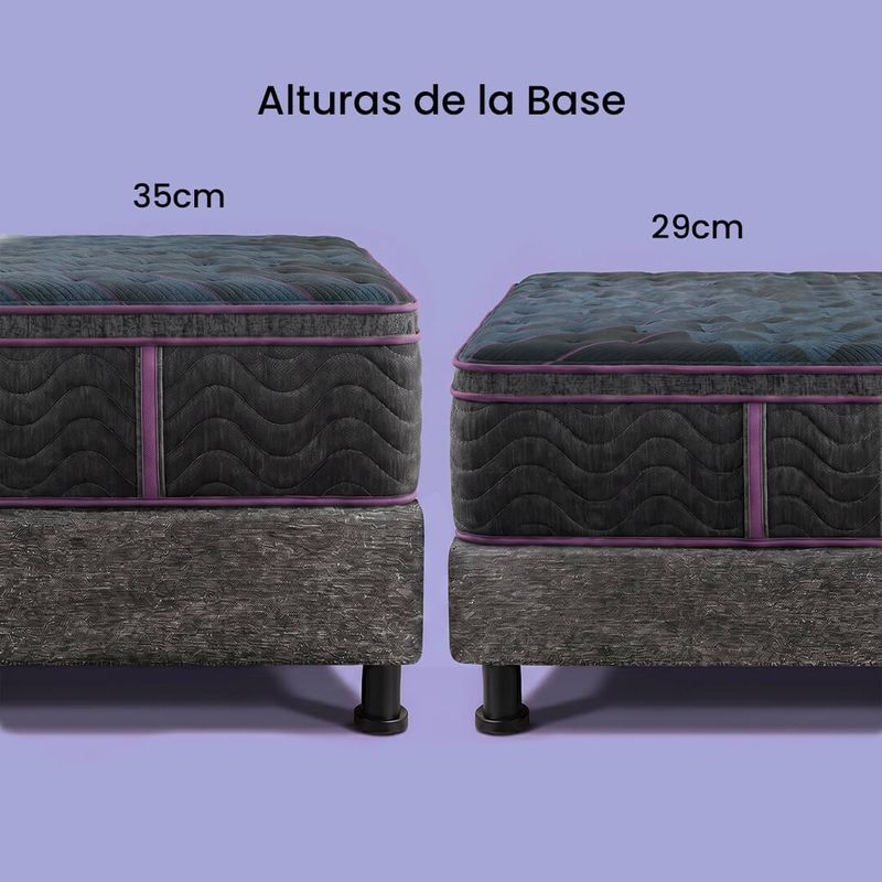 Base Beautyrest World Class 105x190cm Alto 29cm Simmons