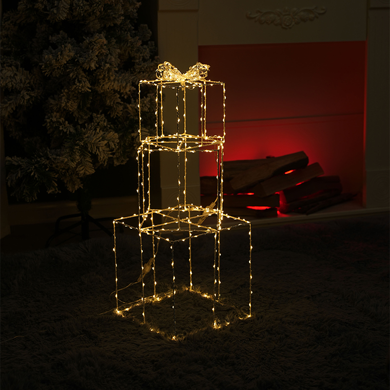 Regalos Navideños para Exterior 400 Leds 3 Piezas