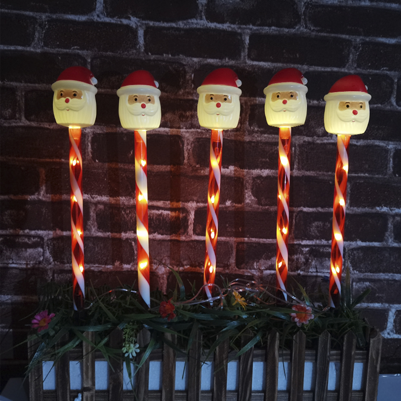 Estaca Solar  Santa para Exterior x5