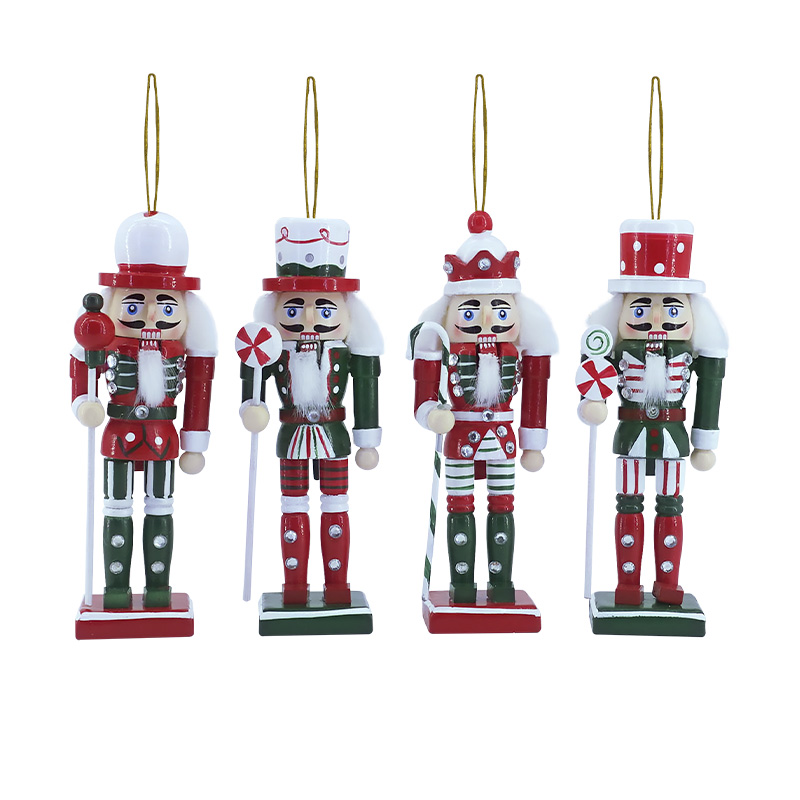 Cascanuez Candy Colgante Set 4 Piezas 12.50cm