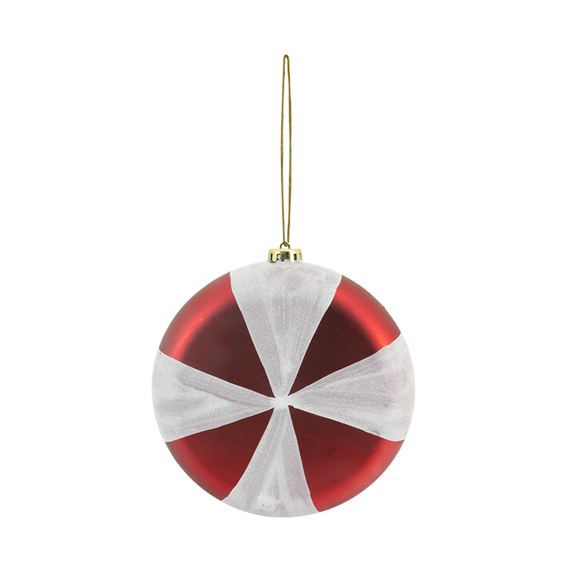 Bola Caramelo Rojo Blanco 20cm
