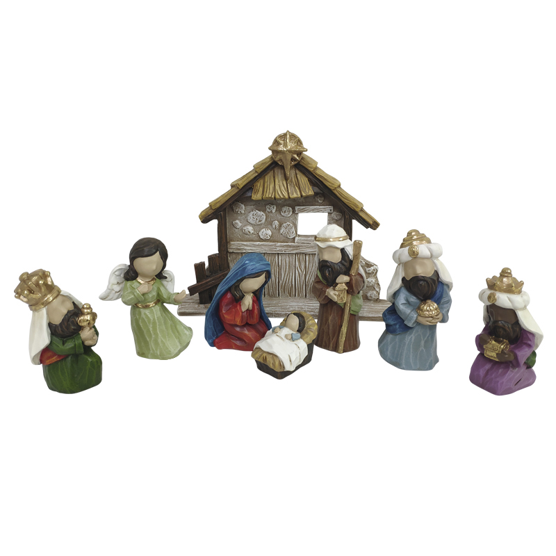 Nacimiento Mini 15cm 8 Piezas