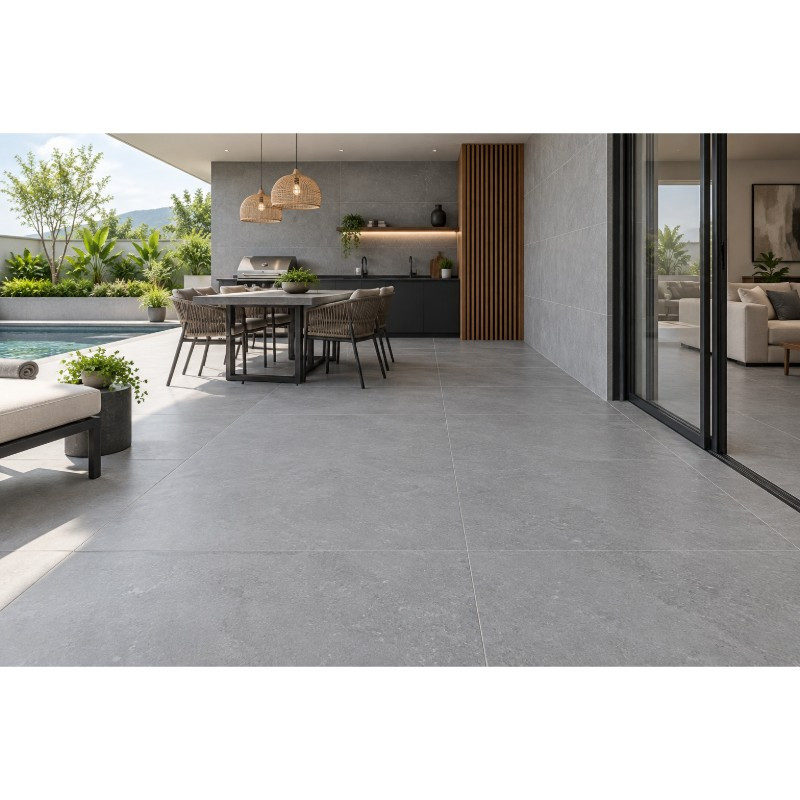 Piedra Sinterizada 75x150cm Dodge Greige Mate 