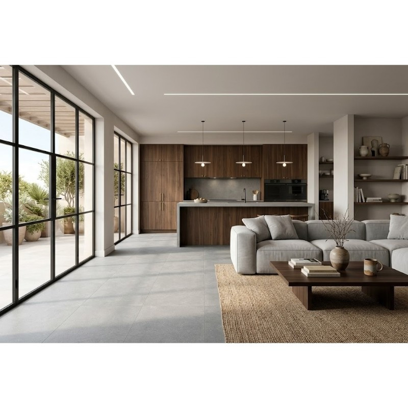 Porcelanato 75x150cm Dodge Taupe Mate 