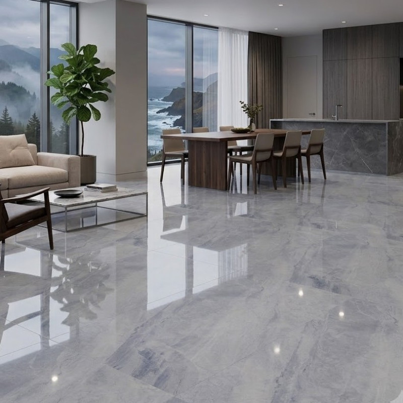 Porcelanato 90x180cm  Bardiglio Pulido