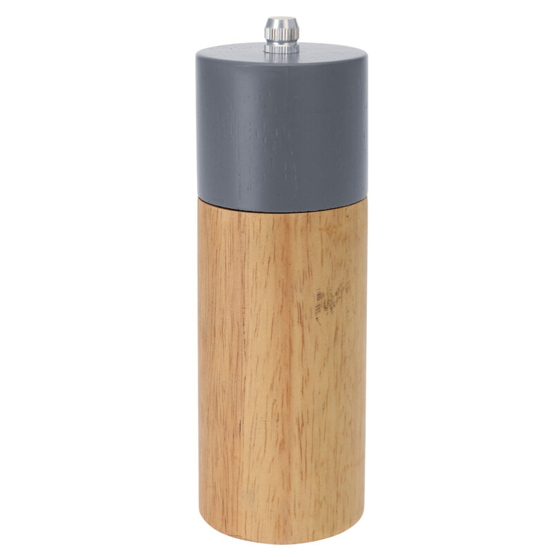 Pimentero Manual Bambú Gris 15cm 