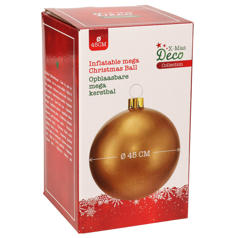 Bola Inflable Dorada 45cm