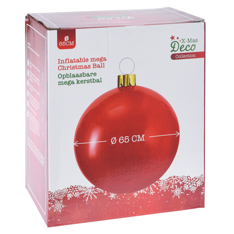 Bola Inflable Roja 65cm