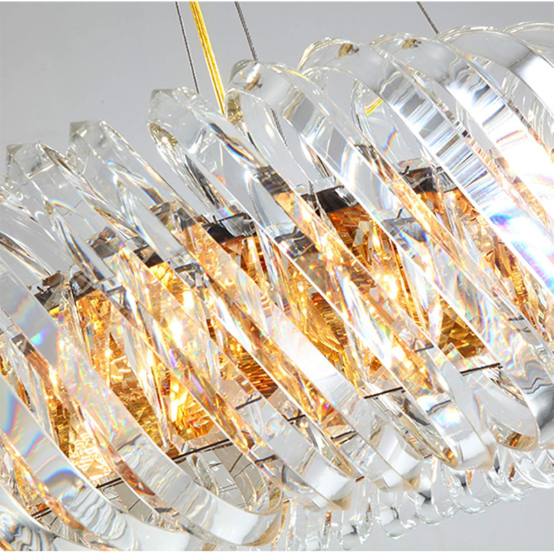 Lámpara de Techo Windsor Oro Cristal 40x100cm 3xE14