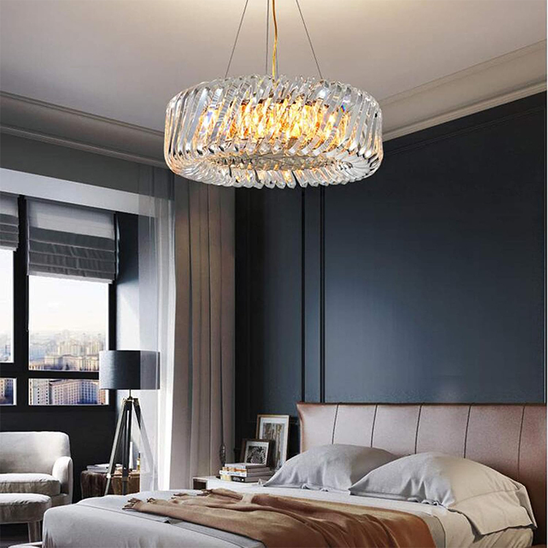 Lámpara de Techo Windsor Oro Cristal 40x100cm 3xE14