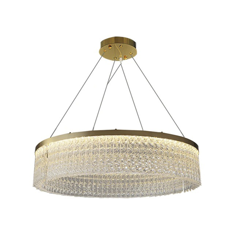 Lámpara de Techo Grand Oro Cristal Led 60cm