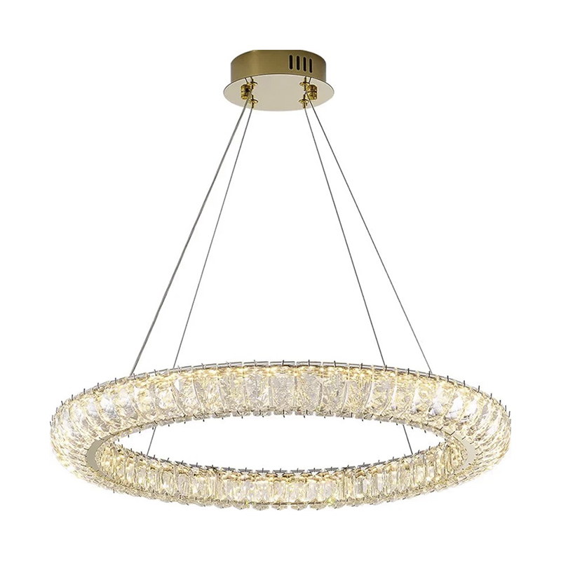 Lámpara de Techo Souci Oro Cristal Led 60x100cm