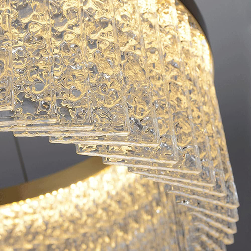 Lámpara de Techo Grand Oro Cristal Led 40x100cm