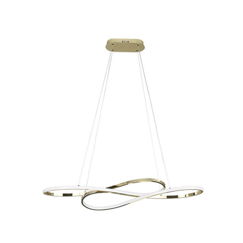 Lámpara de Techo Infinite Dorado Led 45x110cm
