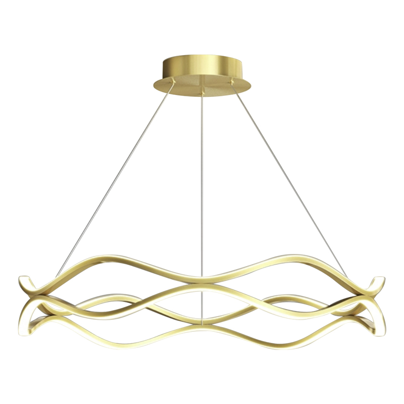 Lámpara de Techo Wave Oro 60x15cm Led  Eurolight