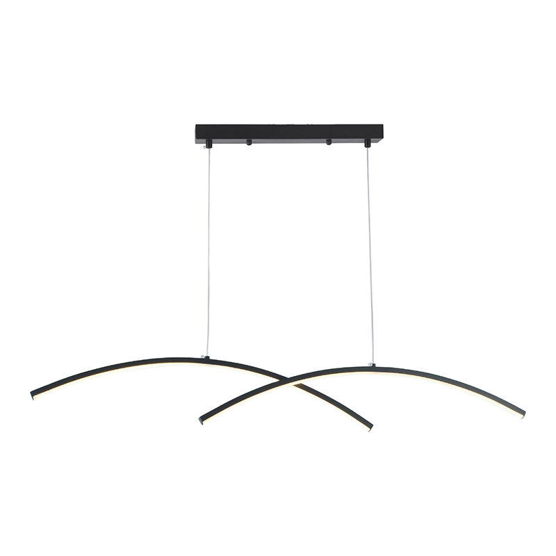 Lámpara de Techo Arch Negro Led 60x100cm