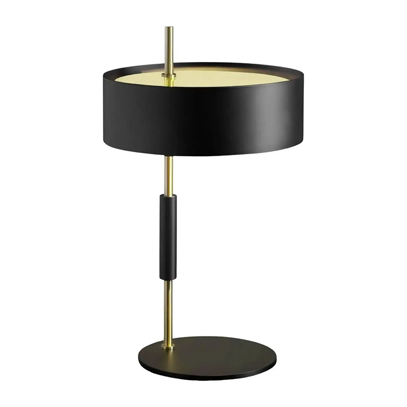 Lámpara de Mesa Crave Dorado Negro 1xE27 Eurolight