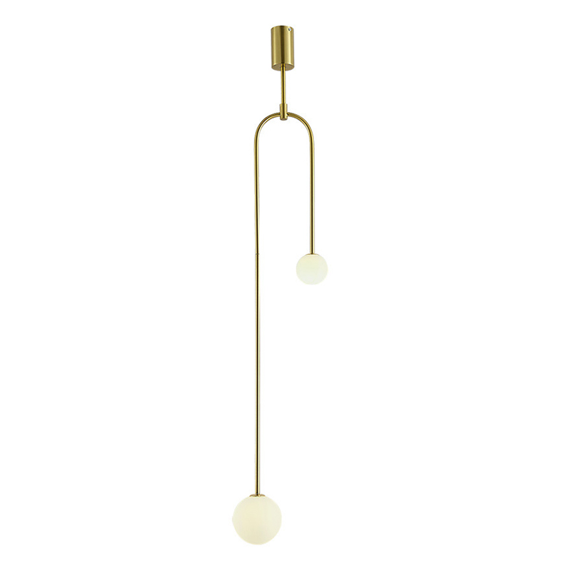 Lámpara de Techo Trump Dorado 25x100cm 2xE27 Eurolight