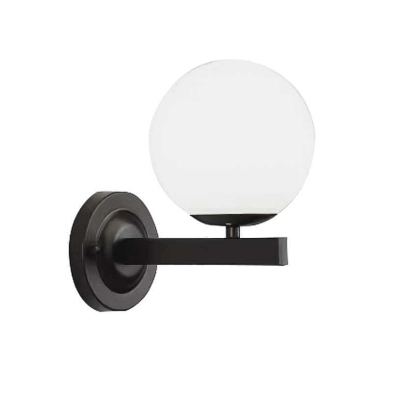 Lámpara de Pared Orb Negro 12x17x22cm Eurolight