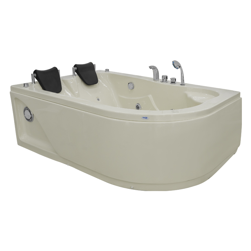 Tina de Hidromasaje Beige 15 Jet Izquierda de 170x115x65cm