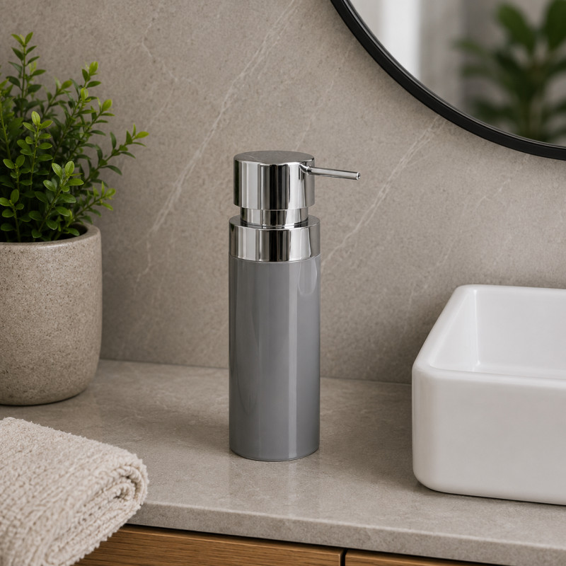 Dispensador de Jabón Líquido Gris PrimaNova