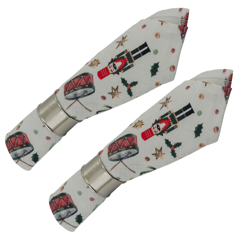 Servilleta de Tela Diseño Cascanueces Set 2