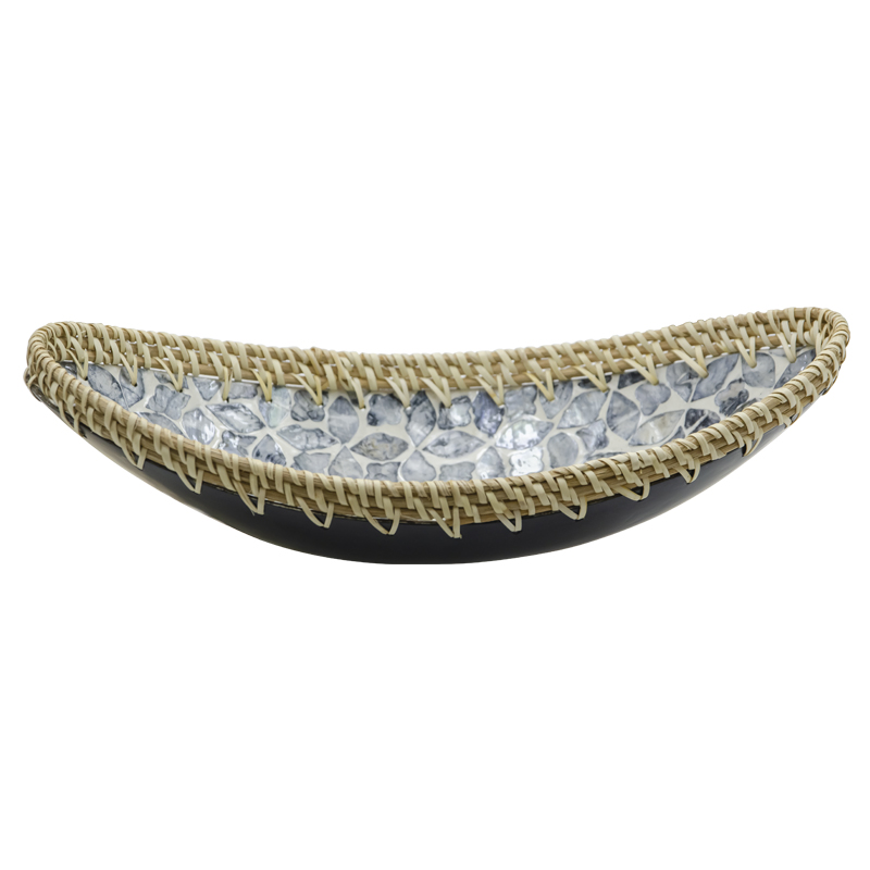 Bandeja Oval Dalat Nacar 38x19cm