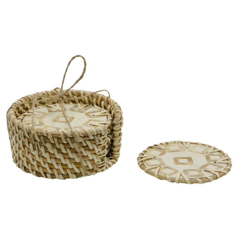 Porta Vasos Muine Nacar 6 Piezas